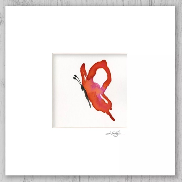 Original Watercolor Butterfly Painting, Kathy Morton Stanion - Butterfly 2019-1 - Picture 1 of 2